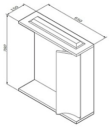 Am.Pm Мебель для ванной Like 65 R, напольная, белый глянец – фотография-5